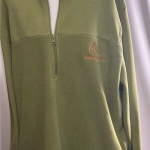 Realtree Sage Green Half-Zip Fleece